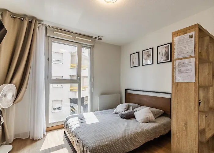 Charpennes - Parking Prive Gratuit Apartamento Villeurbanne